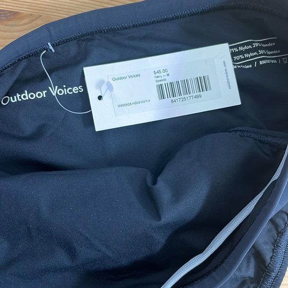 Men’s Speedo type swim trunks in navy blue - Picture 4 of 4